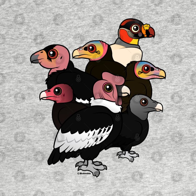 Birdorable Vultures of the New World by birdorable